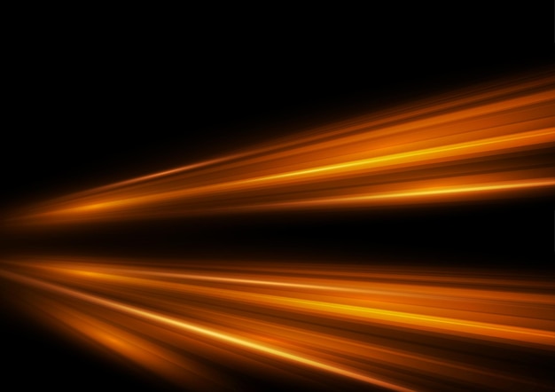 modern abstract highspeed light motion effect on black background vector illustration