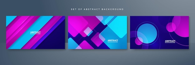 Modern abstract highspeed movement blue pink background Colorful dynamic motion on blue background Movement sport pattern for banner or poster design background concept