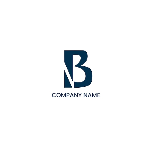 Modern abstract letter B logo design Decorative Classic Letter Initial B Minimal B initial based