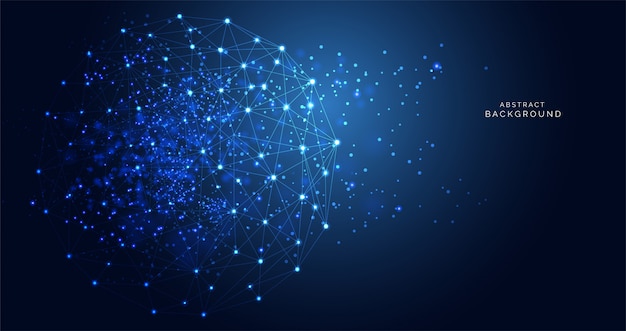Modern abstract network science connection technology