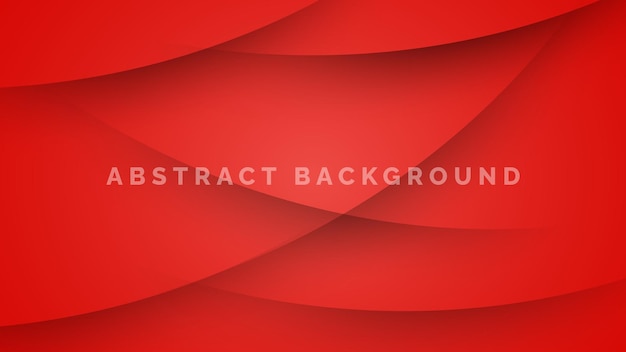 Modern Abstract Red Background