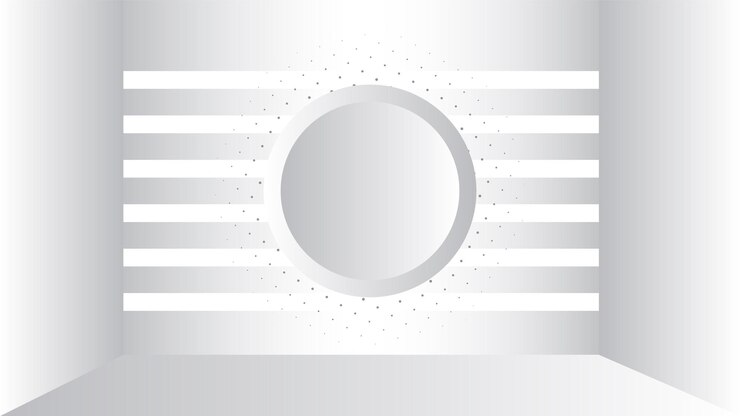Modern abstract white background template design in lighting illustration