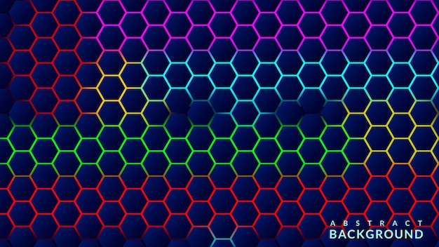 Modern abstrakt färgstark bakgrund med vågig gradient-mash-vektorillustration