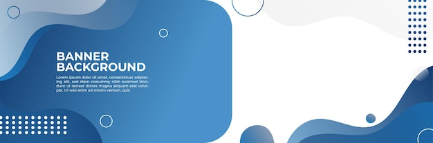 Modern abstrakt lutning mörkblå teknik banner bakgrund