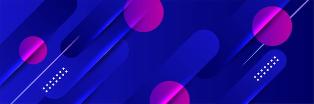 Modern abstrakt mörkblå banner bakgrund Vektorillustration small med mönster Design för teknik, företag, bolag, institution, fester, seminarier och föreläsningar
