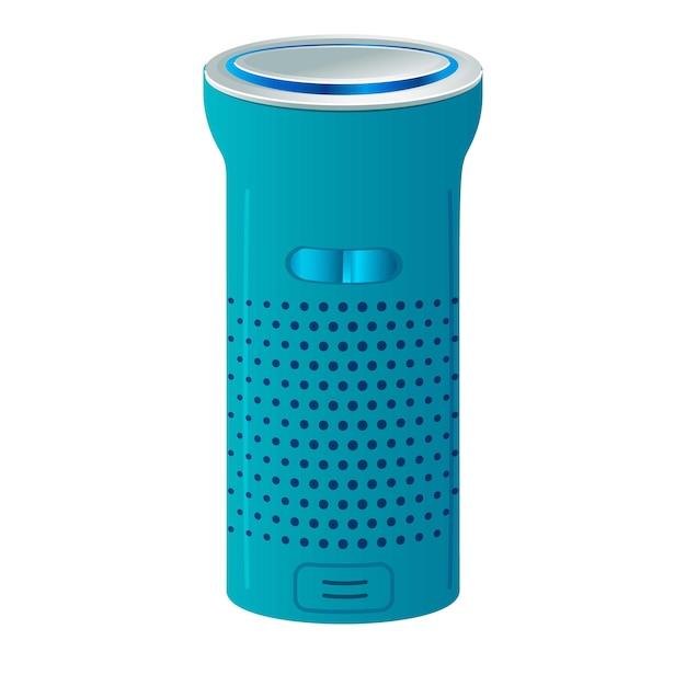 Modern air purifier cleaning the air in a bright room