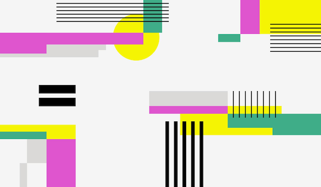 Modern and clean abstract vector background with shapes and lines