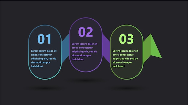 Modern and creative infographics made in the form of a vector template Bright colors and abstract design elements are used For use in presentations web design and reports Simple and clear