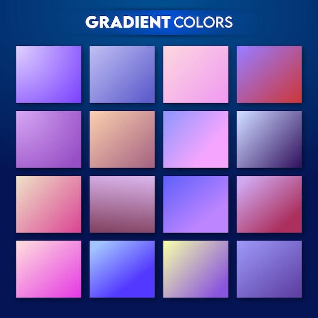 modern and dynamic Beautiful Gradient Set for Websites and App UI