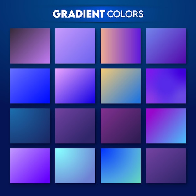 modern and dynamic Beautiful Gradient Set for Websites and App UI