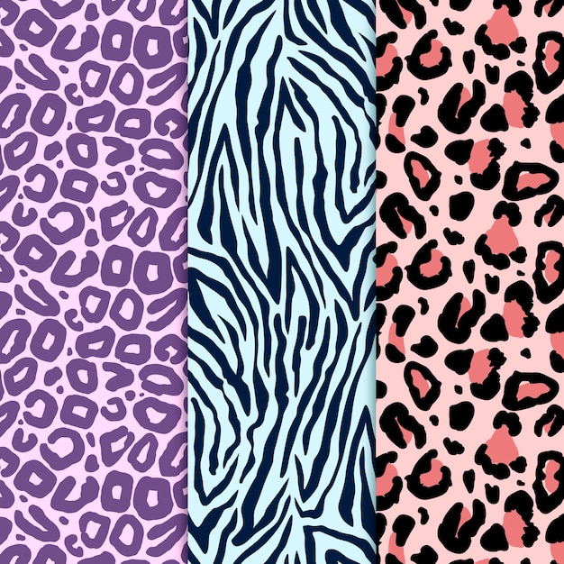 Modern animal print patterns pack