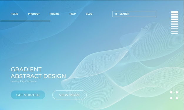 Modern Baby Blue Dynamic Gradient Vector Background