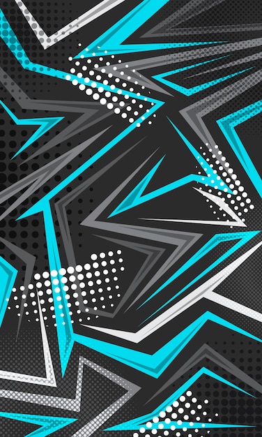Modern background abstract geometric stripes pattern for sublimation jersey