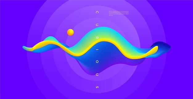 modern background design with colorful conceptual element