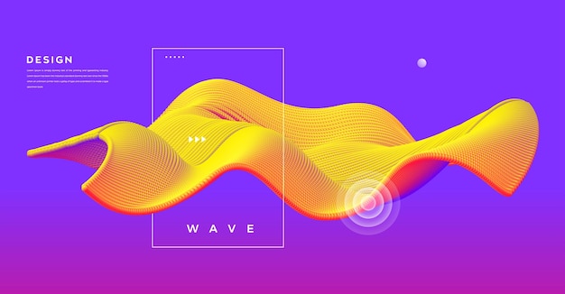 Modern background design with conceptual element