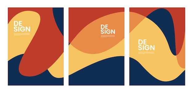 Modern background design with wave shapes Suitable for cover design