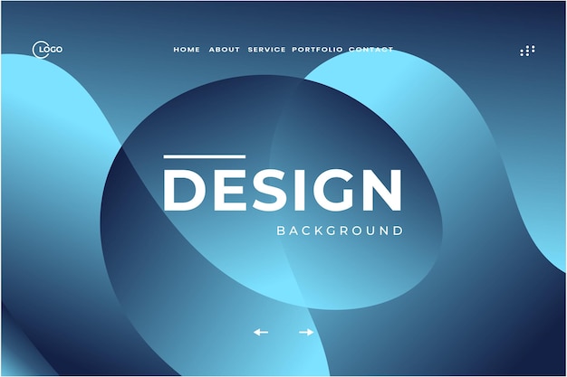 modern background featuring overlapping fluid shapes in shades of blue