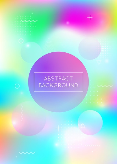 Modern Background Retro Banner Vibrant Dots Science Flyer Pu