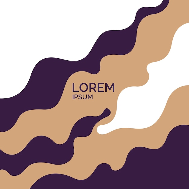 Modern background with abstract elements and dynamic shapes Composition of colored spots Vector illustration