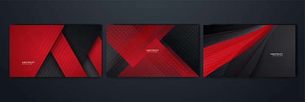 modern black and red abstract background abstract background with modern contrast color for presentation design flyer social media web tech banner vector graphic design pattern web template