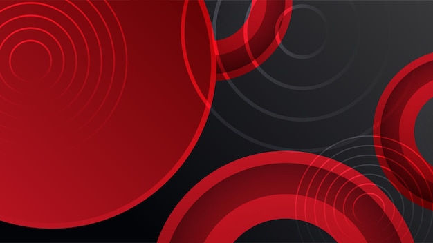 Modern black and red abstract background Abstract background with modern contrast color for presentation design flyer social media web tech banner Vector graphic design pattern web template