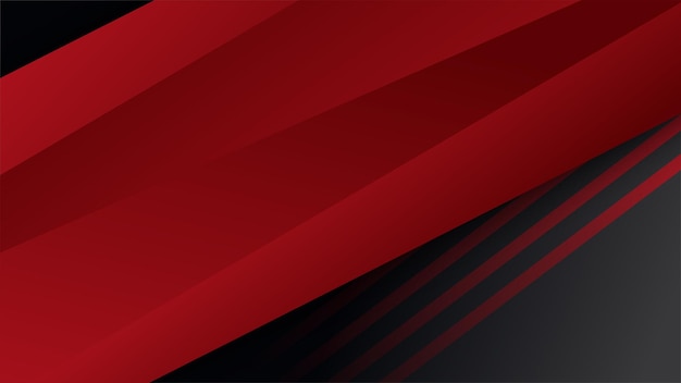 Modern black and red abstract background Abstract background with modern contrast color for presentation design flyer social media web tech banner Vector graphic design pattern web template