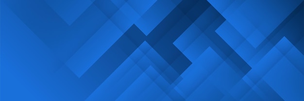 Modern blue abstract web banner background creative design