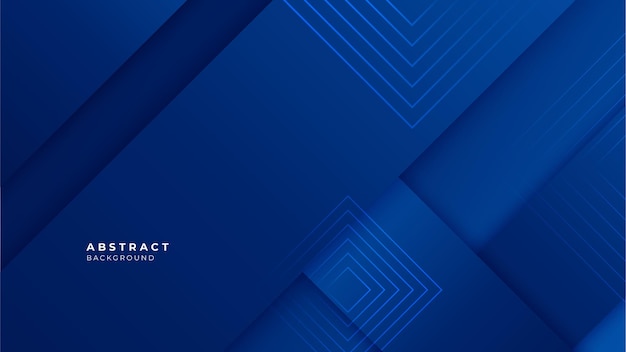Modern Blue geometric shapes abstract technology background
