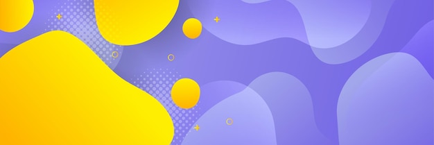 Modern blue technology wide banner background. Abstract background for banner design. Web banner, texture, and header for website. Vector abstract graphic design banner pattern background template.
