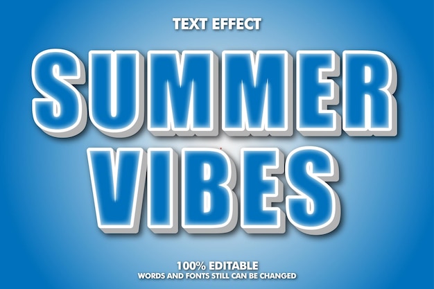 Modern bold 3d typography cartoon editable text effect