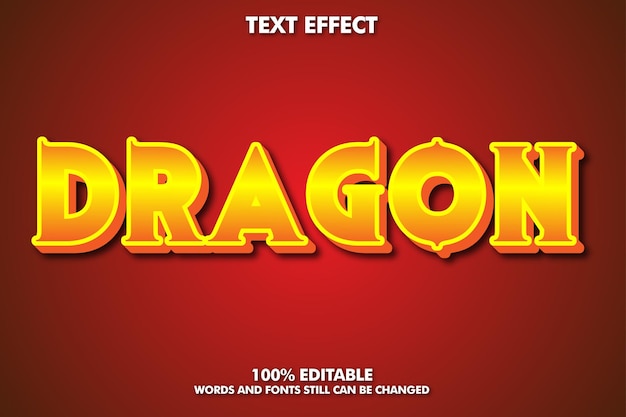 modern bold 3d typography fancy cartoon editable text effect