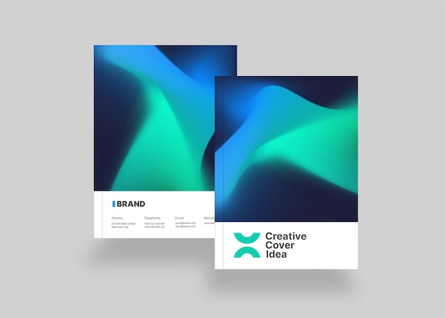 modern business cover template for corporate