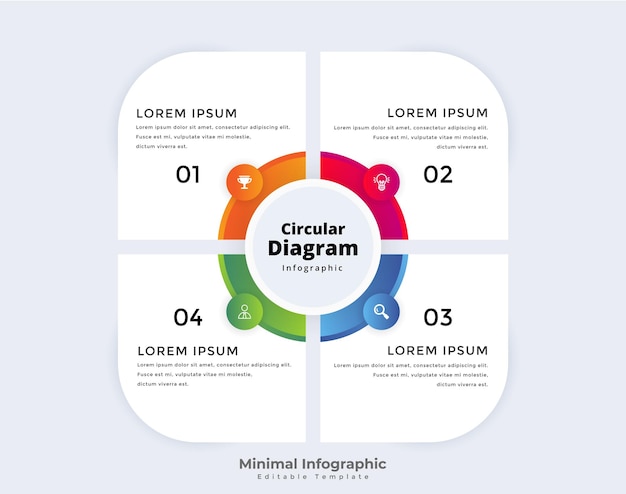 Modern Business infographic design template