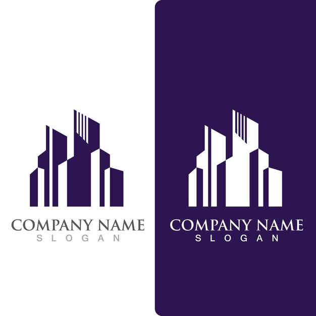 Modern City skyline city silhouette vector illustration in flat