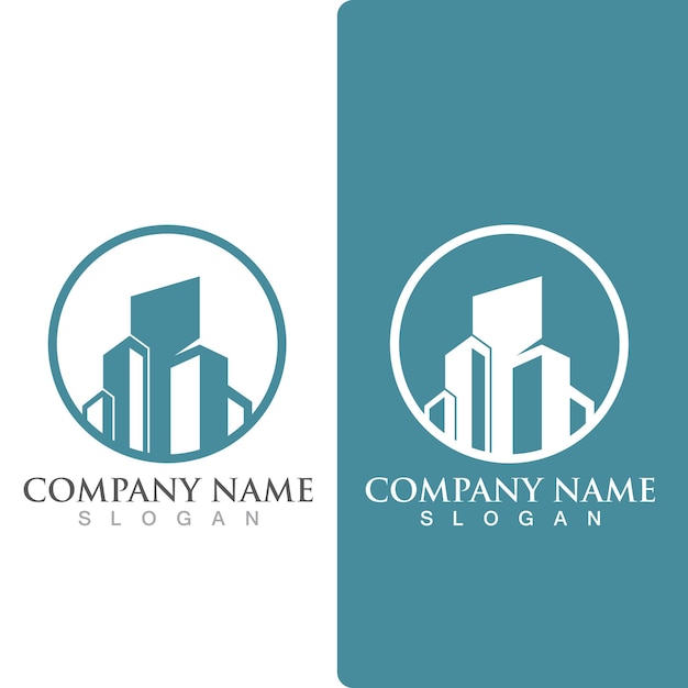 Modern City skyline city silhouette vector illustration in flat