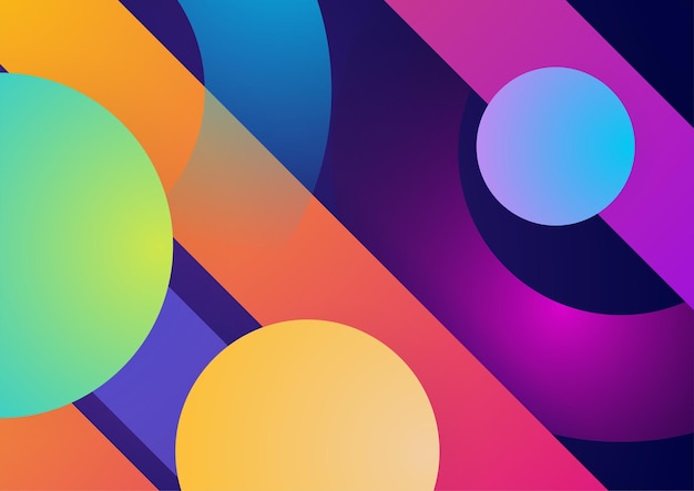 Modern colorful blue abstract geometric background Tech with square triangle circle and geometric shapes Vector abstract graphic design banner pattern background template