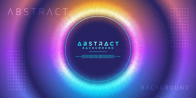 Modern colorful circle background.