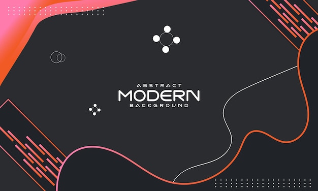 Modern colorful geometric abstract background Simple shapes with futuristic overlay effect