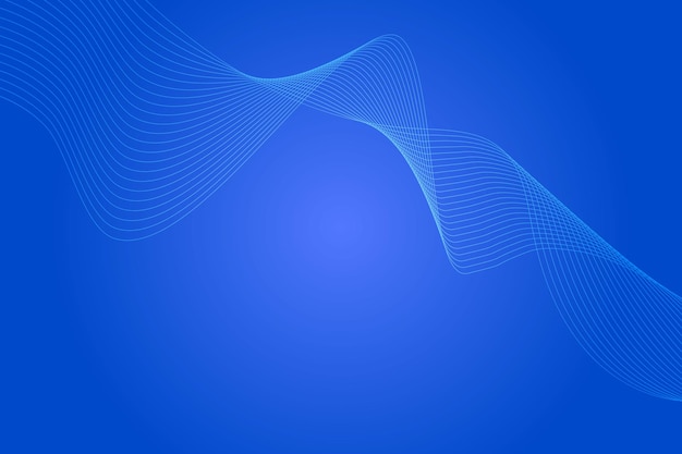 Modern colorful wavy line abstract background Design