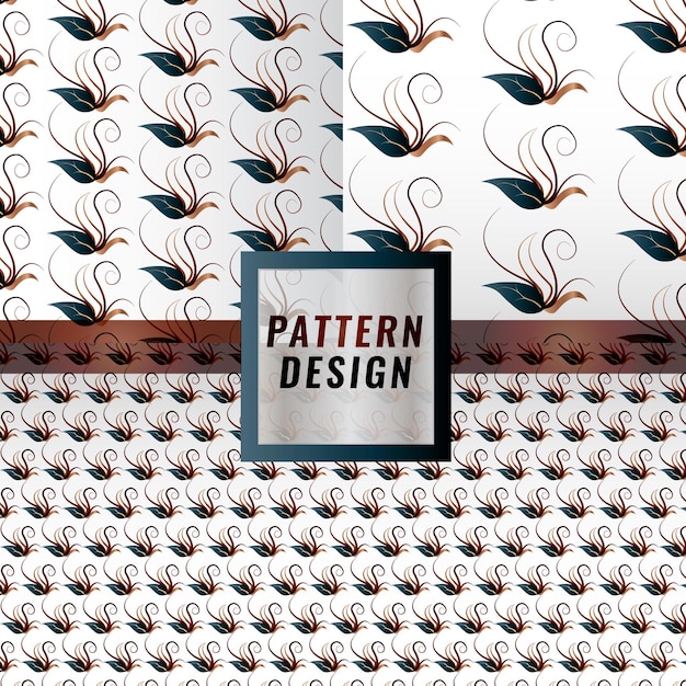 MODERN CREATIVE CORPORATE STYLISH FLORAL UNIQUE CLOTHING PATTERN DESIGN