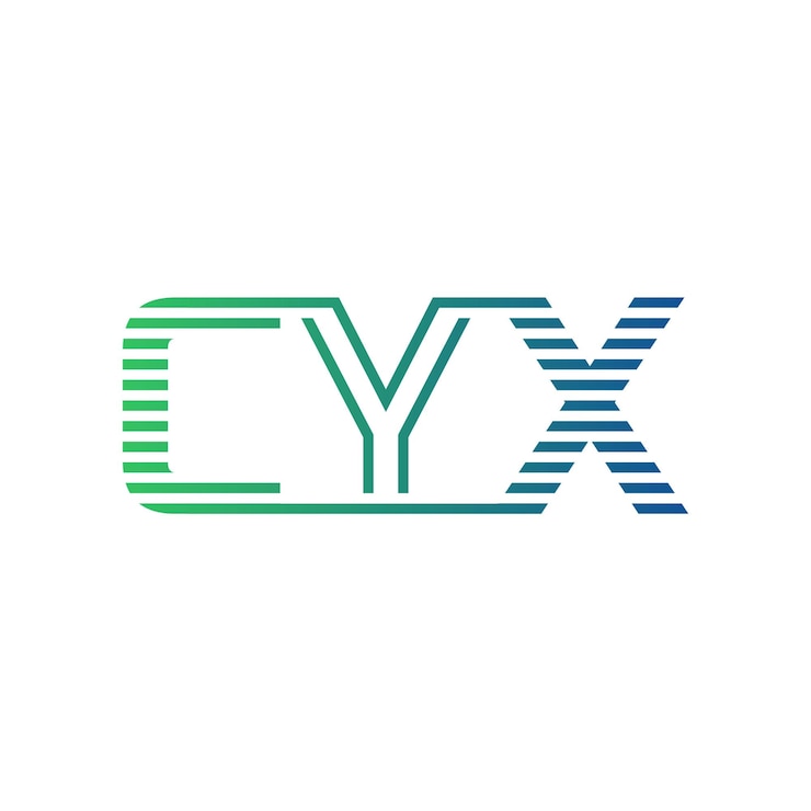 Vektör modern cyx logo design letter cyx minimalist professional and versatile branding icon for business identity