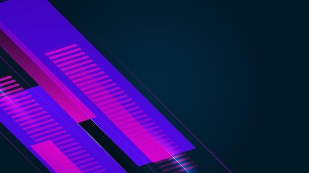 Modern digital business technology blue and purple abstract design background