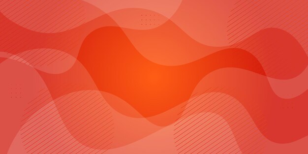 Modern dynamic orange textured background design in 3D style with wavy orange color EPS10 vector