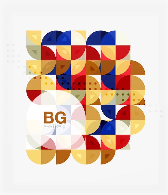 modern elegant geometric circles abstract background vector template background for workflow layout diagram number options or web design
