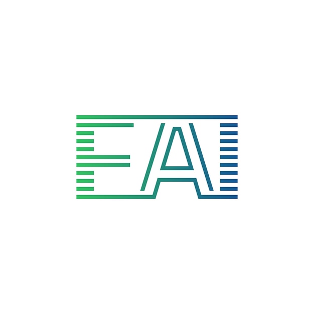 Modern FAI Logo Design Letter FAI Minimalist Professional and Versatile Branding Icon for Business Identity