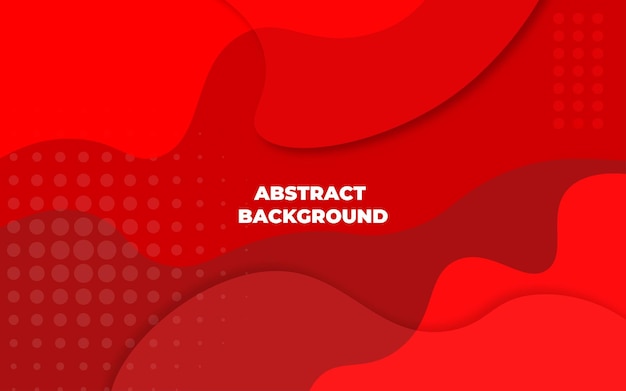 modern fluid red gradient banner background