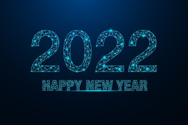 modern futuristic technology template for merry christmas and happy new year 2022