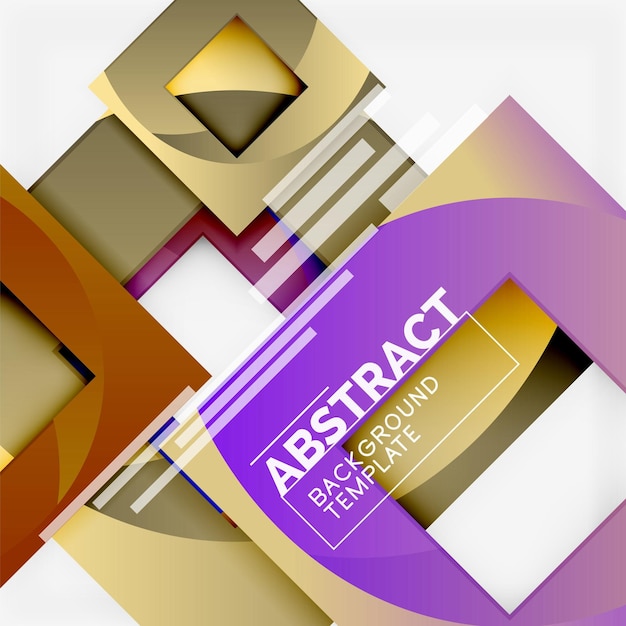 Modern geometric abstract background