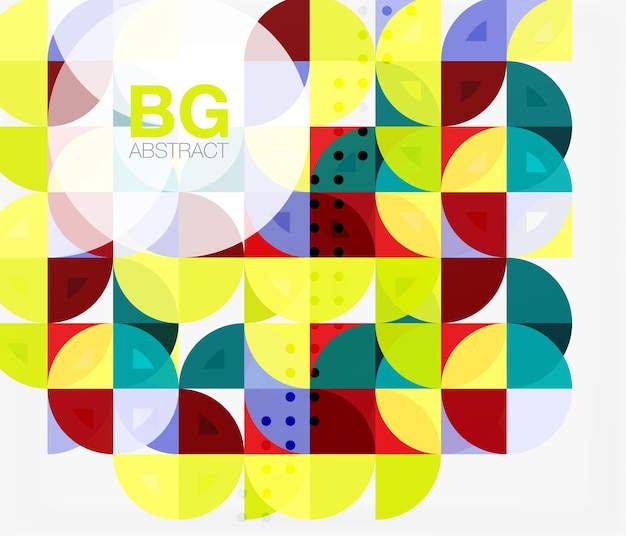 modern geometric circle abstract background vector template background for workflow layout diagram number options or web design