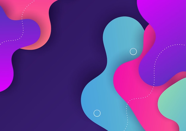 Modern geometric element colorful design background
